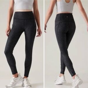 Athleta Rainier Reflective Tights Speckled Leggings. Size XS